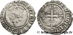 CHARLES, REGENCY - COINAGE WITH THE NAME OF CHARLES VI Gros dit  florette  n.d. Bourges