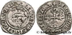 HEIR APPARENT, CHARLES, REGENCY - COINAGE IN THE NAME OF CHARLES VI Gros dit  florette  n.d. Tours