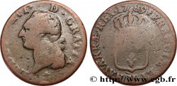 LOUIS XVI Sol dit  à l écu  1789 La Rochelle