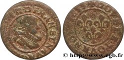LOUIS XIII  Double tournois, type 8 1633 Lyon