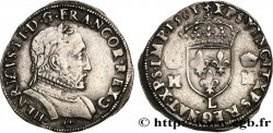 CHARLES IX. COINAGE AT THE NAME OF HENRY II Teston au buste lauré, 2e type 1561 Bayonne