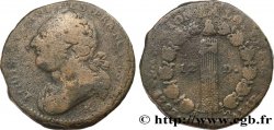 LOUIS XVI 12 deniers dit  au faisceau , type FRANCOIS 1793 Bordeaux