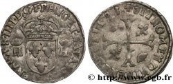 HENRI IV LE GRAND Douzain aux deux H couronnées, 9e type 1593 Clermont-Ferrand