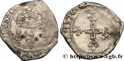 CHARLES IX OR HENRY III COINAGE IN THE NAME OF CHARLES IX Double sol parisis, 1er type 1576 Montpellier