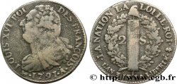 LOUIS XVI 2 sols dit  au faisceau , type FRANÇOIS 1791 Paris
