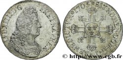 LOUIS XIV LE GRAND OU LE ROI SOLEIL Écu aux huit L, 2e type 1705 Paris SUP
