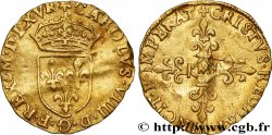 CHARLES IX Écu d&nbsp;or au soleil, 1er type 1565 (MDLXV) Toulouse
