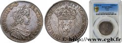 LOUIS XIV LE GRAND OU LE ROI SOLEIL Quart d écu, portrait à la mèche courte 1644 Paris, Monnaie du Louvre SPL64