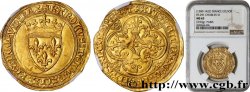CHARLES VI  THE MAD  OR  THE WELL-BELOVED  Écu d or à la couronne n.d. Paris MS63