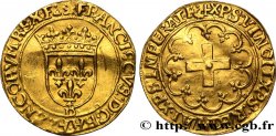 FRANCOIS I Écu d&nbsp;or à la croisette, 1er type n.d. Lyon