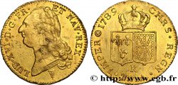 LOUIS XVI Double louis d’or aux écus accolés 1789 Bordeaux TTB+/SUP