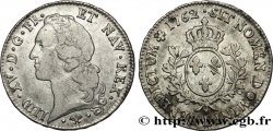 LOUIS XV DIT LE BIEN AIMÉ Écu aux branches d’olivier, tête ceinte d’un bandeau 1762 Bayonne TB+/TTB