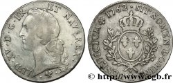 LOUIS XV  THE WELL-BELOVED  Écu aux branches d’olivier, tête ceinte d’un bandeau 1762 Bayonne
