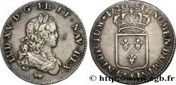 LOUIS XV &nbsp;THE WELL-BELOVED&nbsp; Tiers d&nbsp;écu de France 1720 Paris
