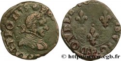 HENRI III Double tournois, 1er type de Dijon 1579 Dijon