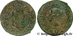 LOUIS XIII  Denier tournois, type 1 de Bordeaux 1612 Bordeaux SS/fVZ