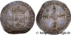 HENRY IV Quart d’écu, écu de face, 4e type 1602 Saint-André de Villeneuve-lès-Avignon AU