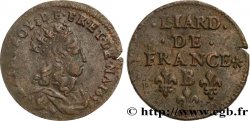 LOUIS XIV  THE SUN KING  Liard, 2e type 1657 Acquigny