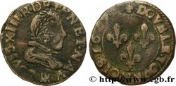 LOUIS XIII  Double tournois 1629 Montauban XF