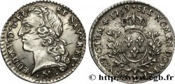 LOUIS XV DIT LE BIEN AIMÉ Vingtième d écu aux branches d’olivier, tête ceinte d’un bandeau 1769 Bayonne SUP/TTB+