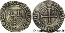 CHARLES VI &nbsp;THE MAD&nbsp; OR &nbsp;THE WELL-BELOVED&nbsp; Blanc dit &nbsp;guénar&nbsp; n.d. Angers q.SPL