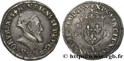 HENRY II Teston à la tête couronnée 1554 Bayonne SS/fSS