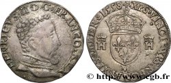 HENRI II Teston à la tête nue, 5e type 1558 Toulouse TTB