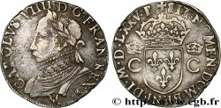 HENRI III. MONNAYAGE AU NOM DE CHARLES IX Teston, 10e type 1575 (MDLXXV) Toulouse