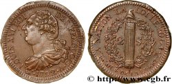 LOUIS XVI 2 sols dit  au faisceau , type FRANÇOIS 1792 Paris MS