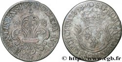 LOUIS XIV  THE SUN KING  17 sols 6 deniers aux palmes 1695 Strasbourg XF/VF