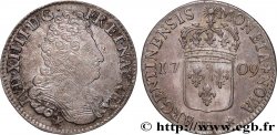LOUIS XIV  THE SUN KING  Quarante-quatre sols de Strasbourg 1709 Strasbourg AU/AU