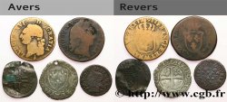 LOTS Lot de cinq monnaies royales n.d. Ateliers divers