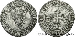 BURGONDY - COINAGE AT THE NAME OF CHARLES VI  THE MAD  OR  THE WELL-BELOVED  Gros dit  florette  n.d. Châlons-en-Champagne
