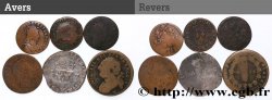 LOTTE Lot de six monnaies royales n.d. Ateliers divers