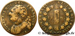 LOUIS XVI (MONARQUE CONSTITUTIONNEL)  12 deniers dit &nbsp;au faisceau&nbsp;, type FRANÇOIS 1792 Limoges