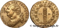 LOUIS XVI (MONARQUE CONSTITUTIONNEL)  12 deniers dit  au faisceau , type FRANÇOIS 1792 Paris TTB+/SUP