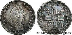 LOUIS XIV  THE SUN KING  Demi-écu aux huit L, 1er type 1691 Paris