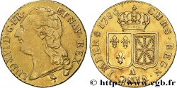 LOUIS XVI Louis d or aux écus accolés 1786 Paris