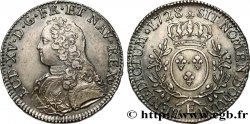 LOUIS XV DIT LE BIEN AIMÉ Écu aux branches d olivier, buste habillé 1728 Tours