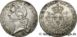 LOUIS XV DIT LE BIEN AIMÉ Écu aux branches d’olivier, tête ceinte d’un bandeau 1756 Rennes