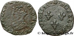 CHARLES X, CARDINAL DE BOURBON Double tournois 1593 Dijon