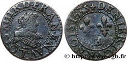 LOUIS XIII LE JUSTE Denier tournois 1635 Tours