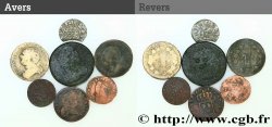 LOTTE Lot de sept monnaies royales et révolutionnaires n.d. Ateliers divers