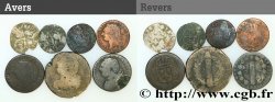 LOTS Lot de sept monnaies royales et révolutionnaires n.d. Ateliers divers
