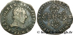 HENRY III Franc au col plat 1582 Saint-Lô