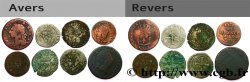 LOTTE Lot de huit monnaies royales  n.d. Ateliers divers
