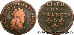 LOUIS XIV LE GRAND OU LE ROI SOLEIL Liard, 2e type 1657 Acquigny