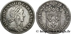 LOUIS XIII LE JUSTE Douzième d écu, buste drapé et cuirassé (2e buste de Jean Warin) 1643 Paris, Monnaie de Matignon TTB