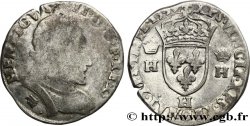 FRANCIS II. COINAGE IN THE NAME OF HENRY II Teston au buste lauré, 2e type 1559 La Rochelle