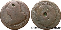 LOUIS XVI 2 sols dit  au faisceau , type FRANÇAIS 1793 Strasbourg